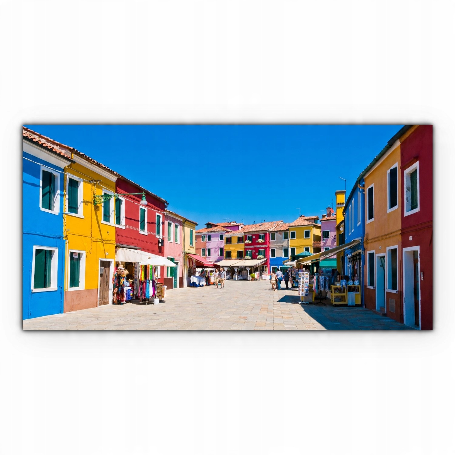 

Canvas na ramie ścienny 120x60 Wenecja Domy Włochy