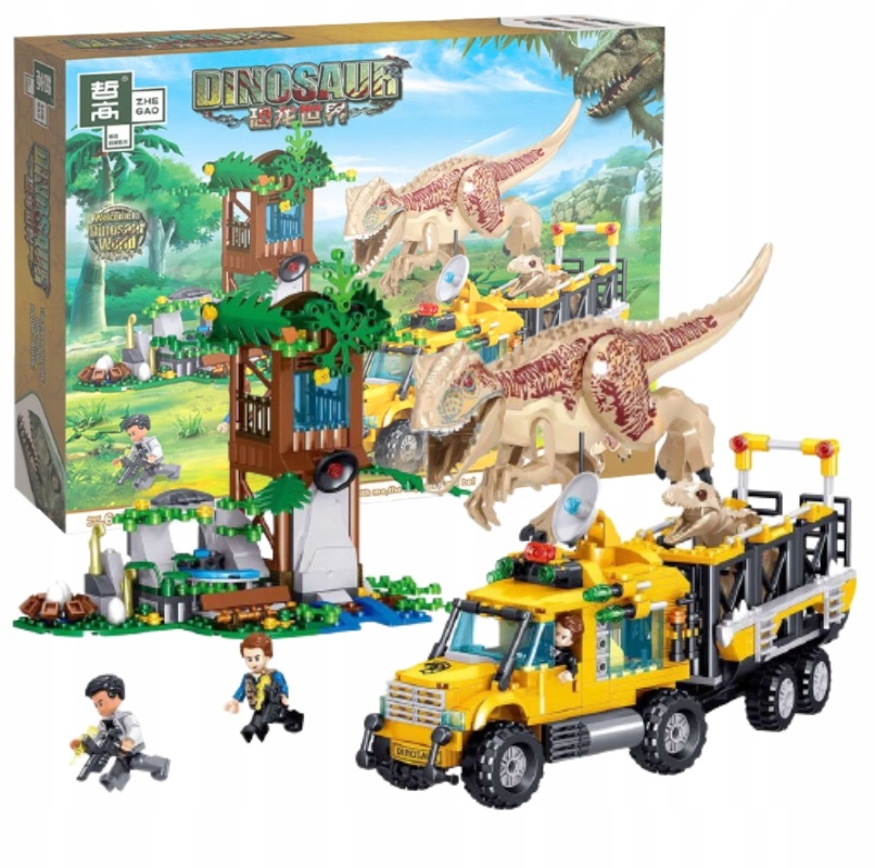 

Klocki Dinozaury Park Jurajski Wyprawa Tyranozaur