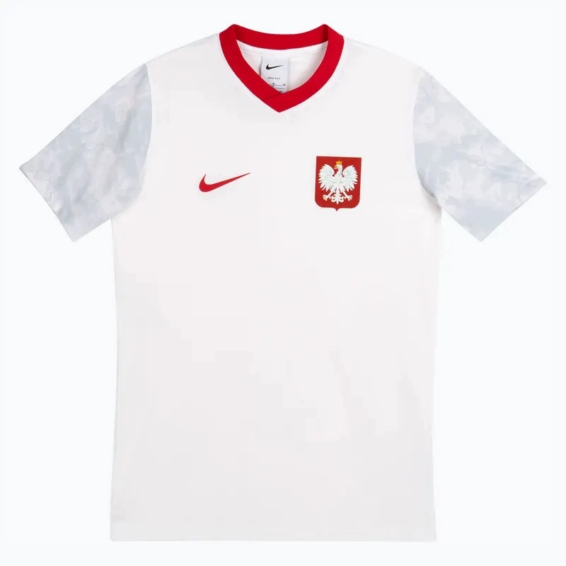 Koszulka reprezentacji Polski dziecięca domowa Nike Dri-Fit 2026 white 158
