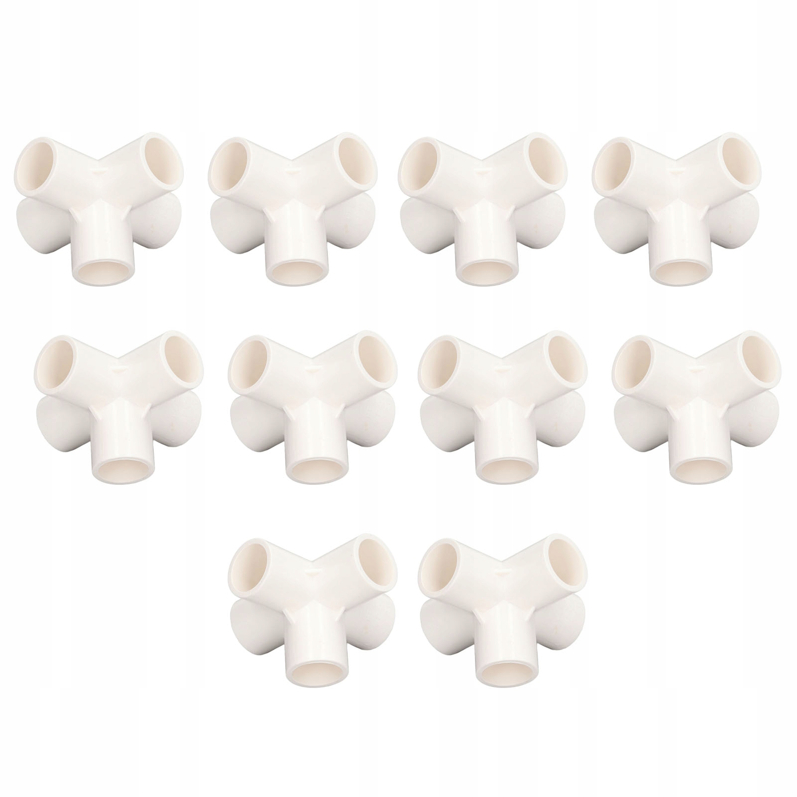 Trójnik Łączniki Rurowe Z Tworzywa 5-KANAŁOWY 20mm Pvc 10 Szt