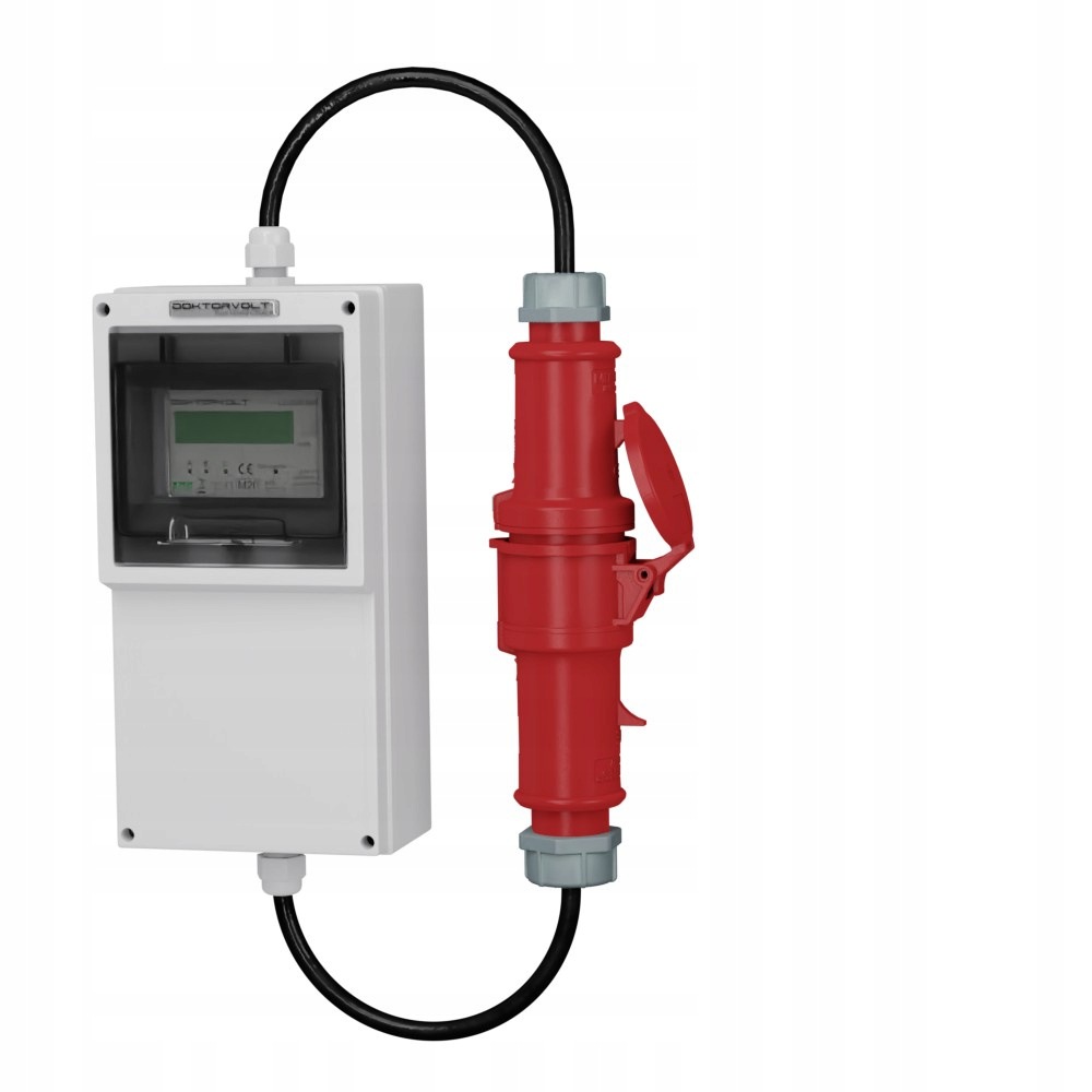 Mobilny Licznik Energii Elektrycznej MID Z Kablem Przewód 5x4mm2 32A