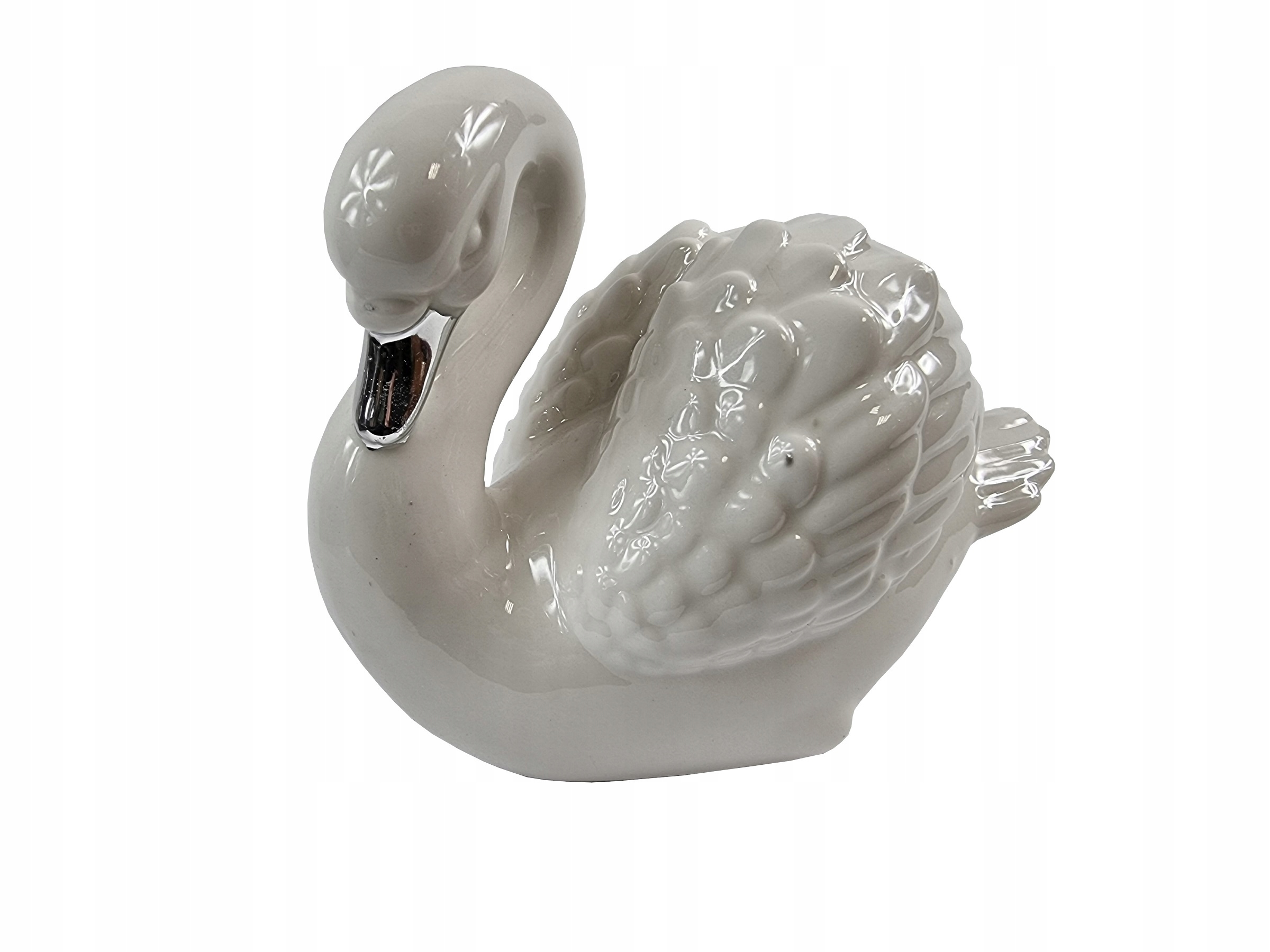 

Figurka Ceramiczna biały łabędź figurki kolekcja