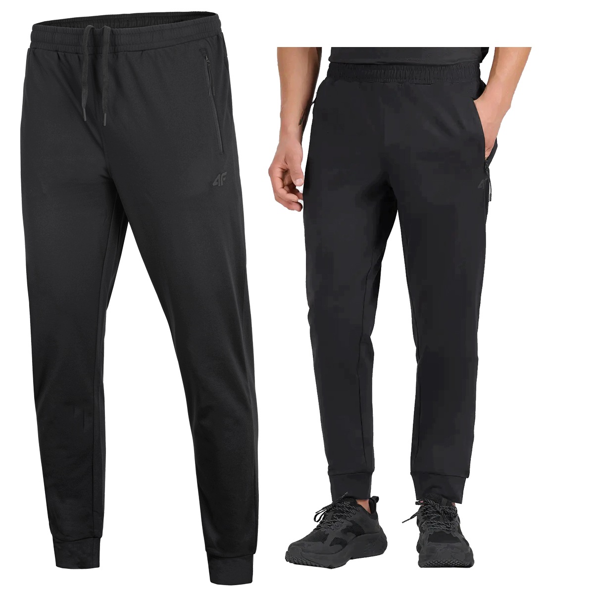 4F Męskie Spodnie Treningowe Sportowe Zamki rozm XXXL 3XL
