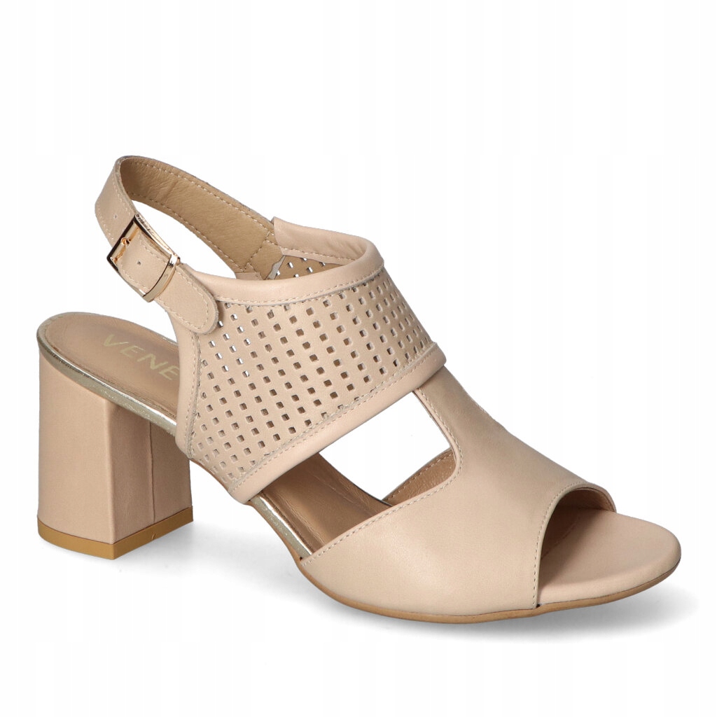Sandály Venetti 1802/B-12 Béžová lico 40
