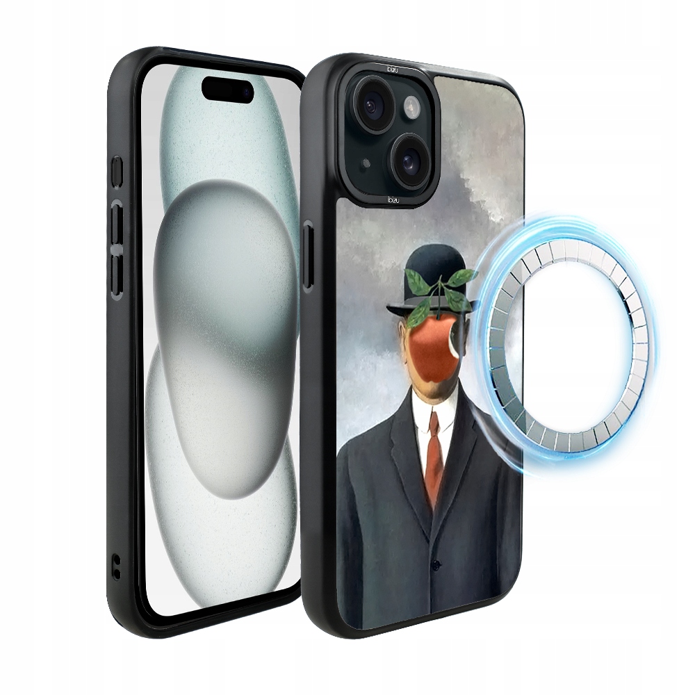 Pouzdro pro iPhone 15 Plus Ibizu DropGuard Matt s MagSafe, syn člověka