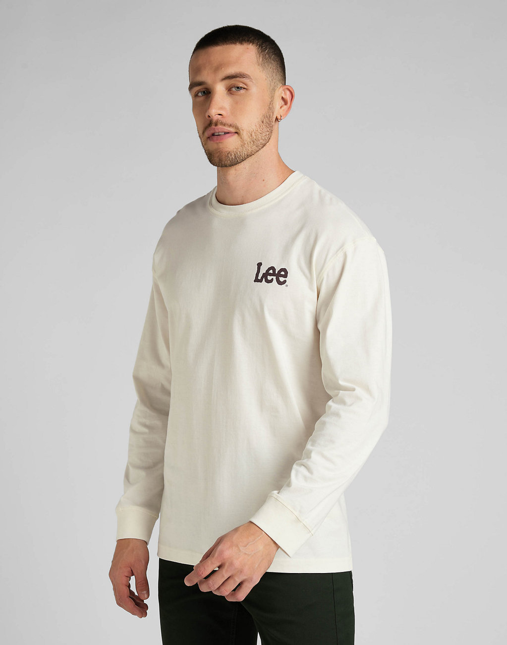 LEE LOGO MĘSKA KOSZULKA DŁUGI REKAW LONGSLEEVE Marka Lee