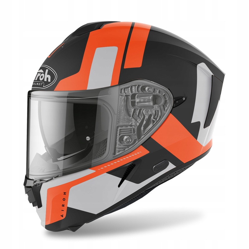 KASK MOTOCYKLOWY SZCZĘKOWY AIROH SPARK SHOGUN orange matt R. M