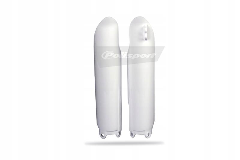 Osłony amortyzatora przód Polisport białe