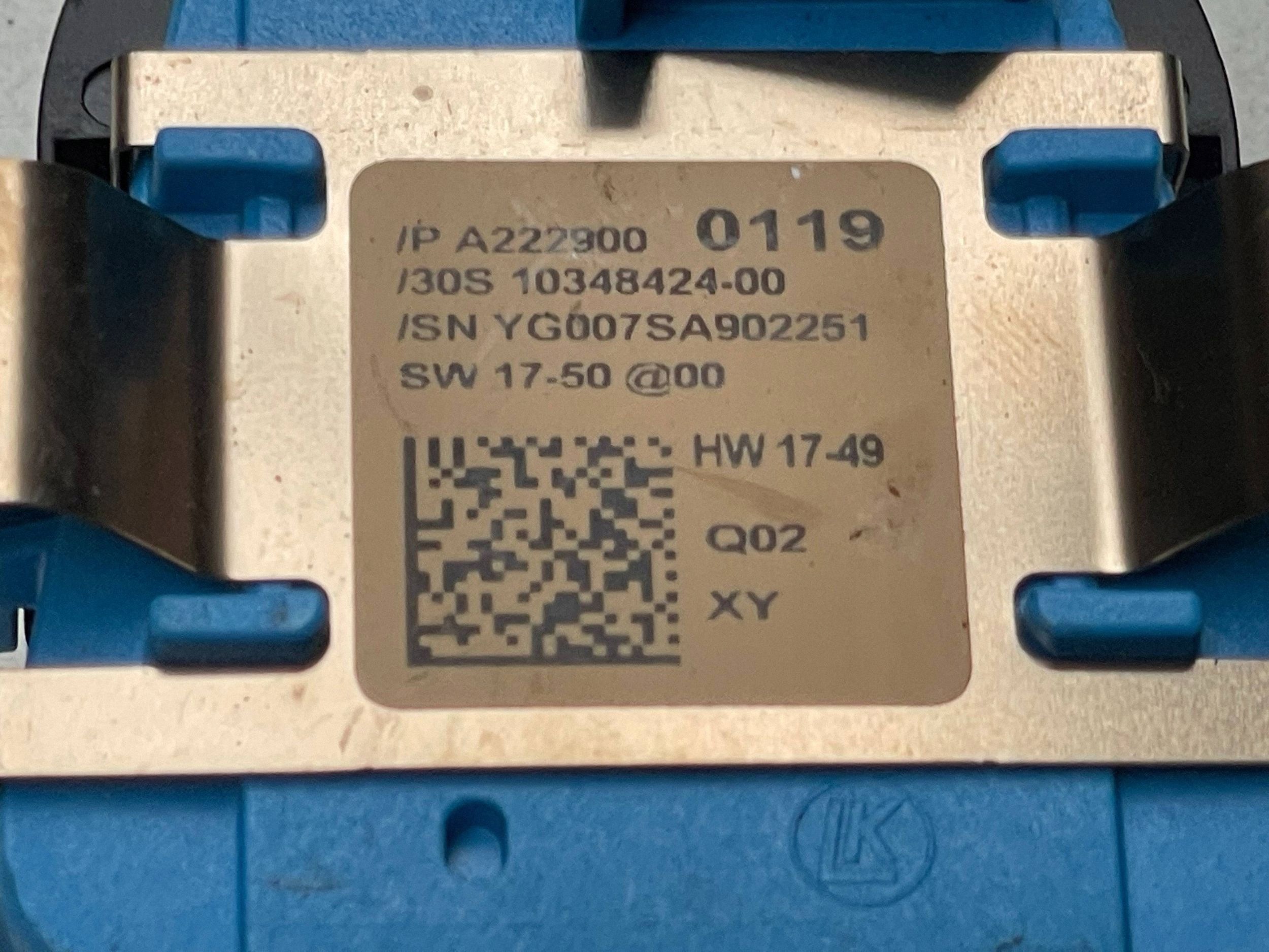 module sensor windows MERCEDES S W222 A2229000119 !J