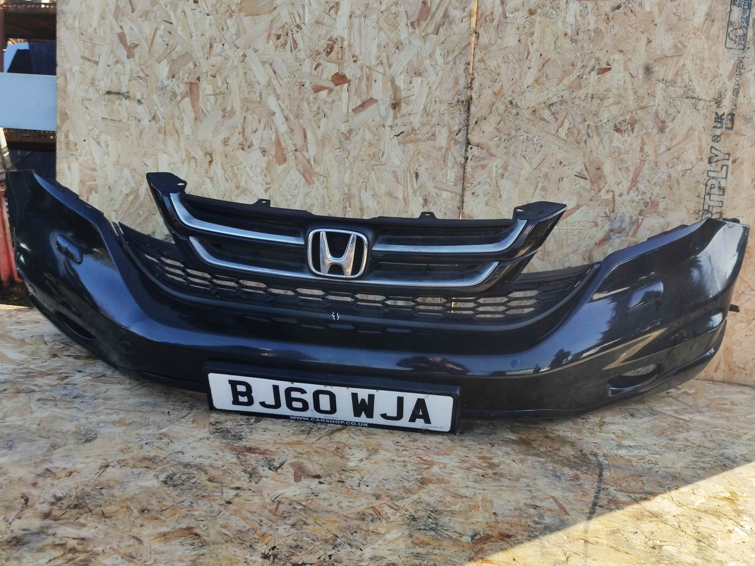 HONDA CR-V III LIFT bumper front front black grill CHROM