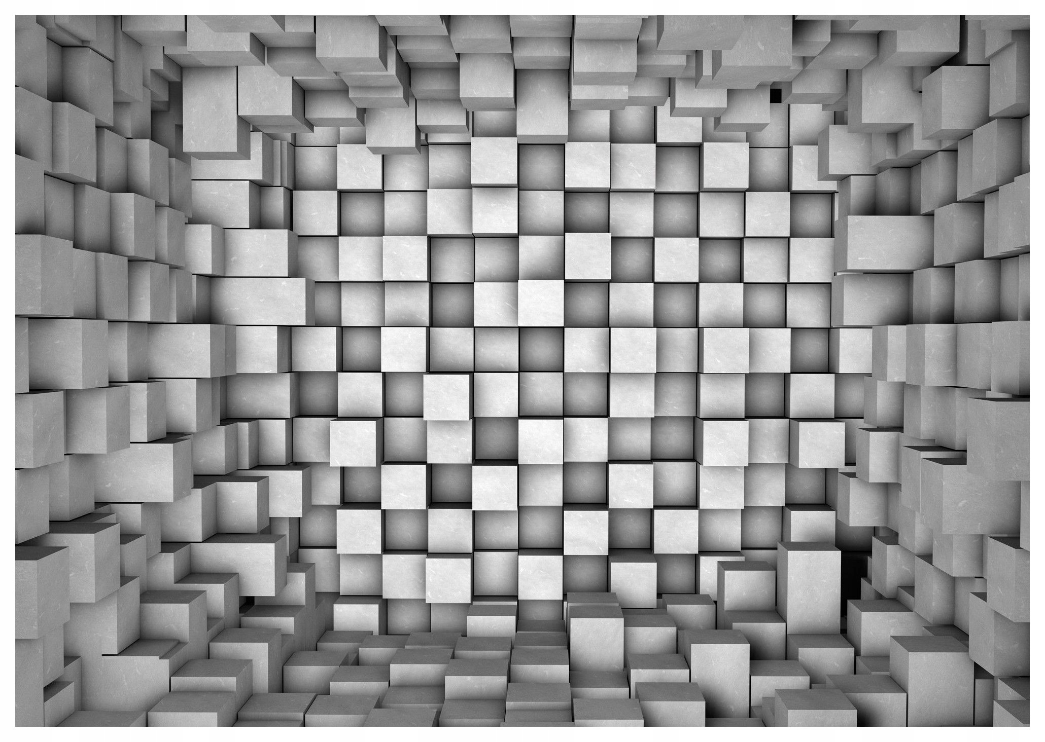 Fototapeta Kuby šedi vinylová iluze 312x219 lepidlo