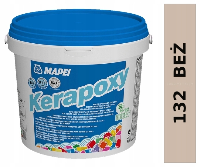 Mapei klej Fuga Epoksydowa kwasoodporna Kerapoxy Beż 132 2kg