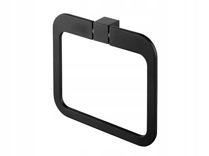 Oválný věšák Futura black 02969 Bisk