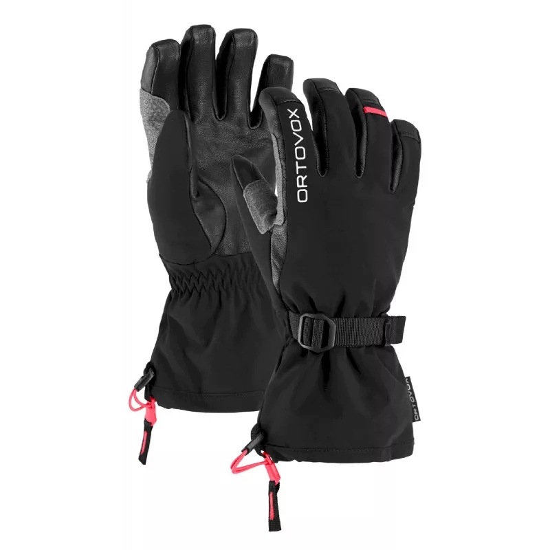 Ortovox Merino Mountain Glove damskie M Black Raven rękawice narciarskie
