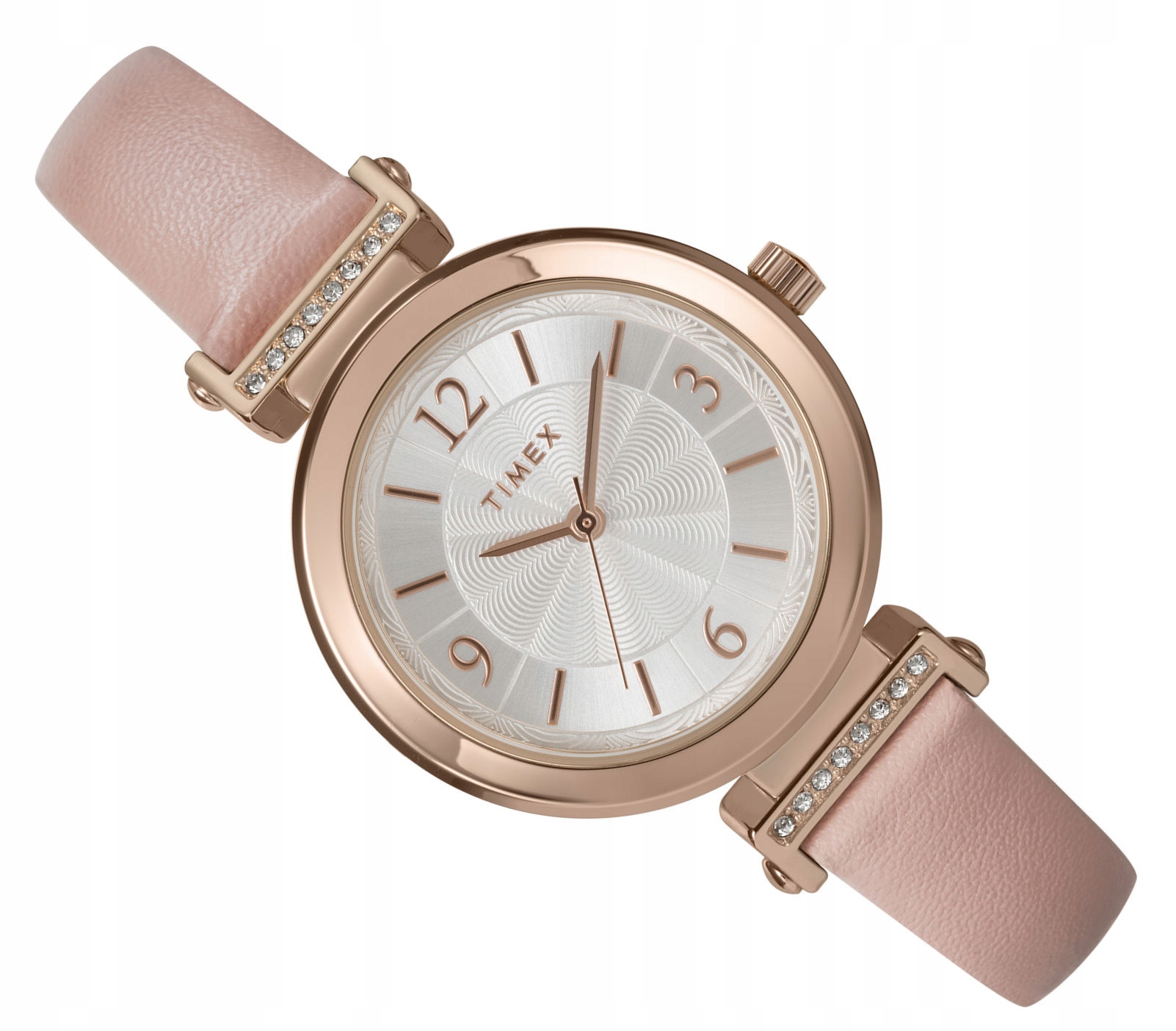 Dámské Hodinky Timex Fashion Main Street TW2W96300 Zirkony Oboustranný Pásek