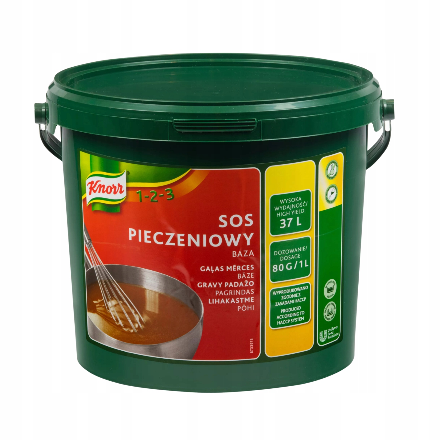 Knorr Sos Pieczeniowy 1-2-3 Do Mięs Gastronomia Wydajny 3KG