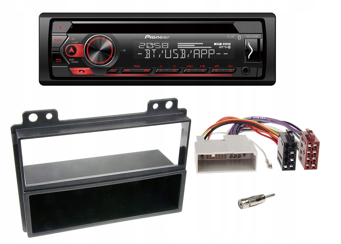 Pioneer DEH-S320BT Autorádio s Bluetooth Aux CD Ford Fusion MK1