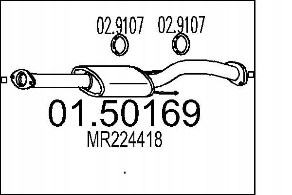 MTS 01.50169 Tłumik