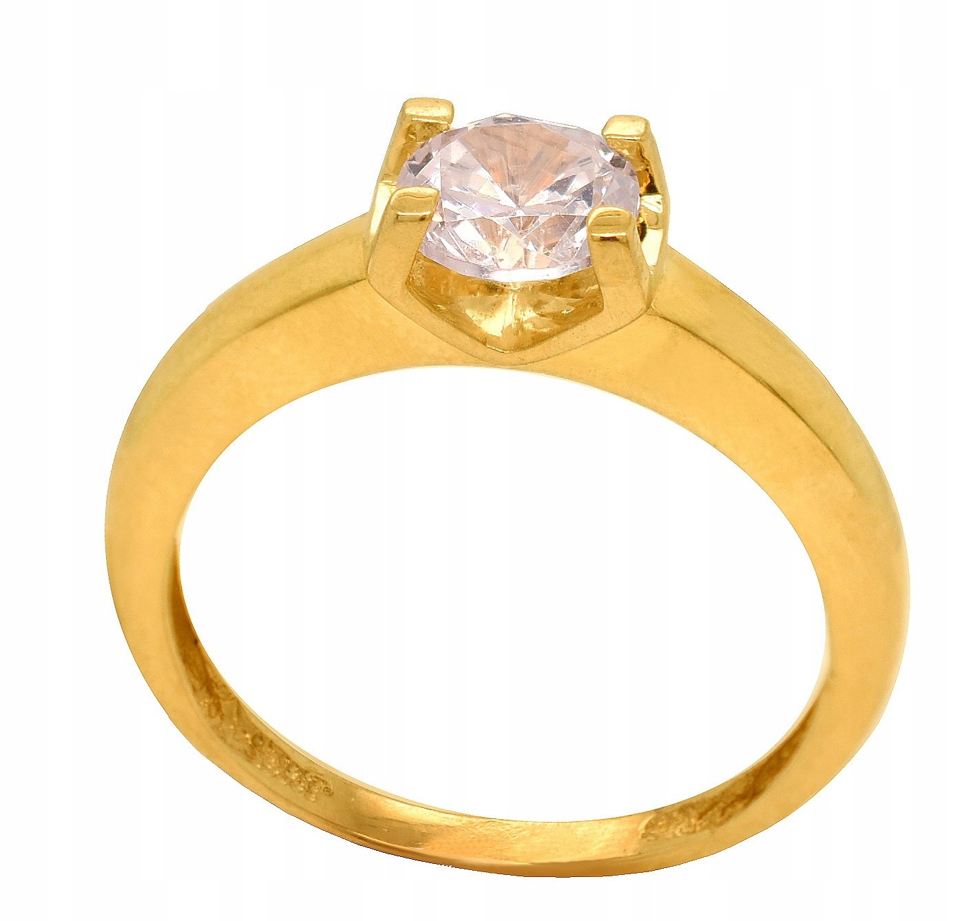 ZŁOTY PIERŚCIONEK Victoria ZARĘCZYNOWY 585 #17