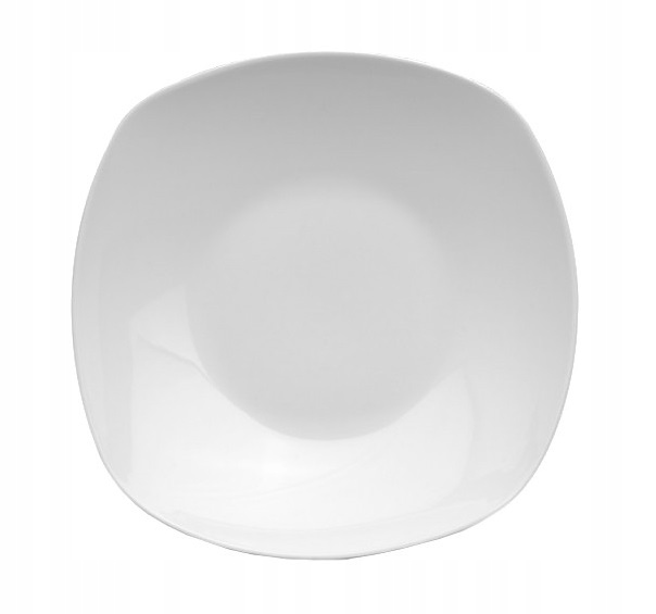 

Talerz Do Zupy Biały Kwadrat Tadar 23 CM