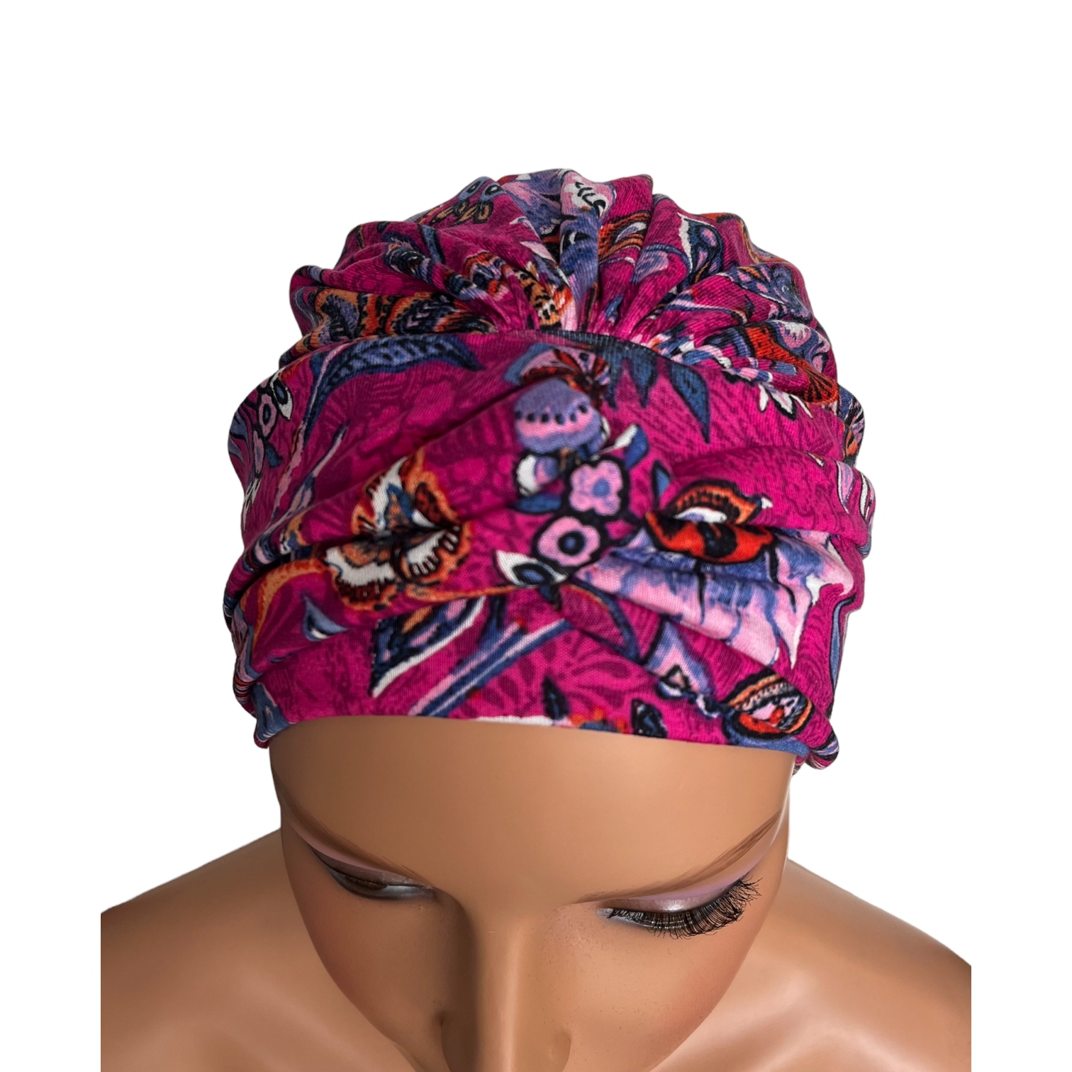 Przeplatany turban Sara 346 gotowa czapka wiosenna także po chemioterapii EAN (GTIN) 5904533835106