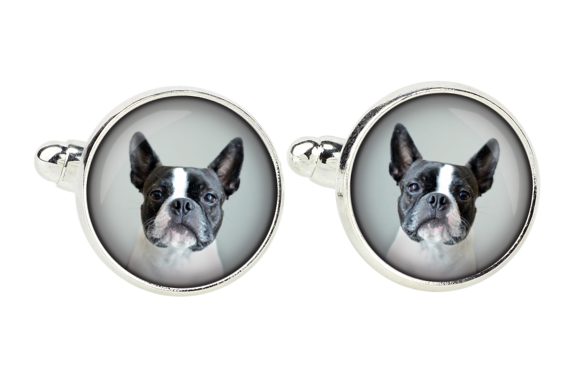 

Boston Terrier Spinki do mankietów Twoje zdjęcie