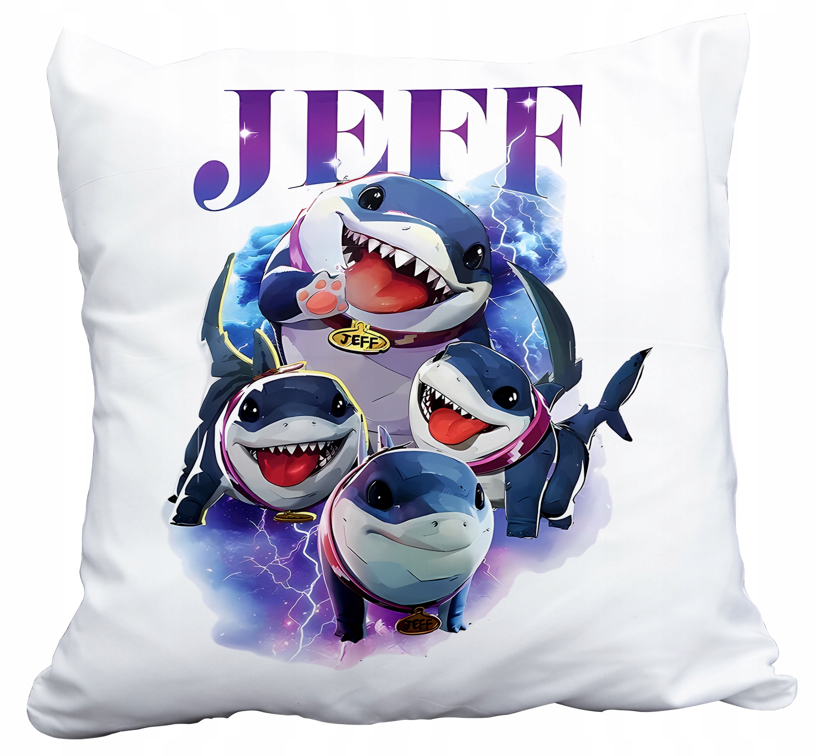 Polštář Jeff The Shark Žralok Marvel Rivals Avengers Dárek +dárek Jméno