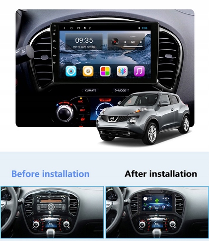 Радио навигация Андроид Nissan Juke 2010-2014 GPS