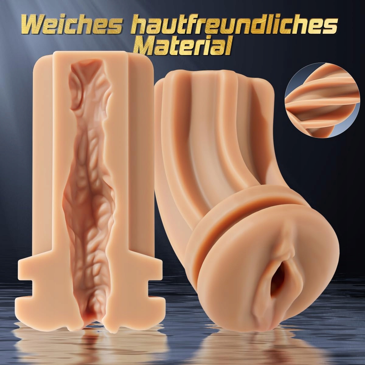 AUTOMATISCHER MASTURBATOR DLA MĘŻCZYZN Z PRZYSSAWKĄ 360° 3 TRYBY 7 WIBRACJI — miniatura 6