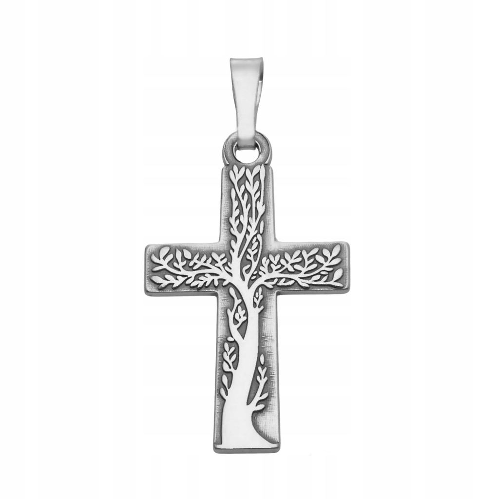 Stříbrný křížek Ag 925 se stromem života KC029RM