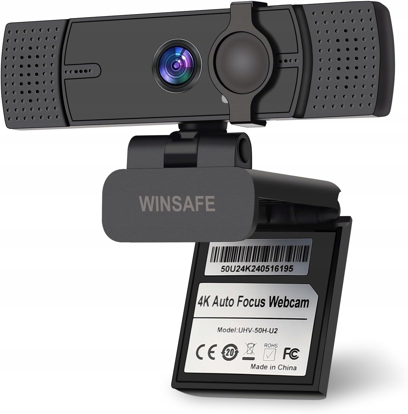 Winsafe Kamera Internetowa 4K Usb Autofokus Ai Mikrofon