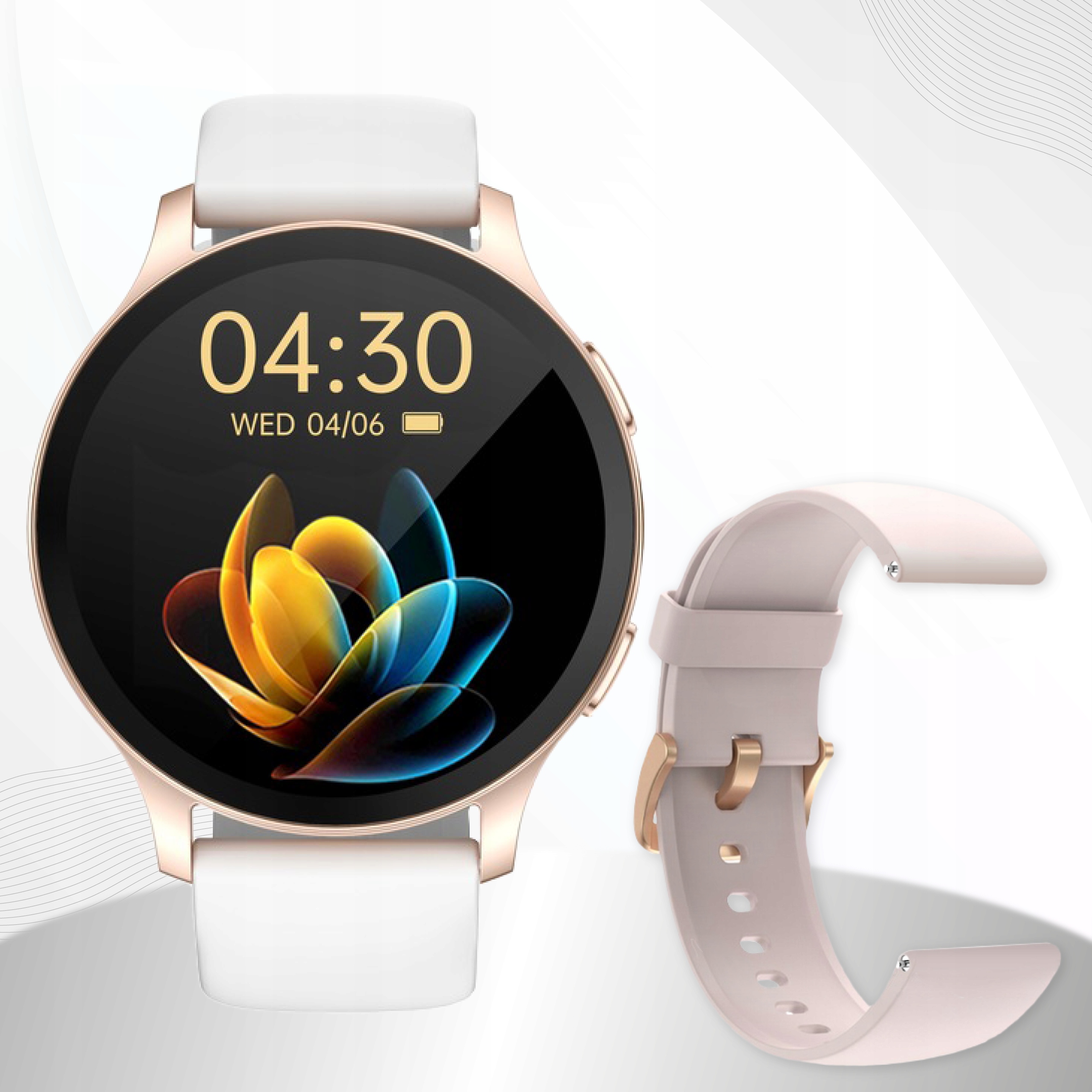 SMARTWATCH ZEGAREK DAMSKI MENU POLSKIE SPORT PULS ROZMOWY SMART WATCH PL Model inny