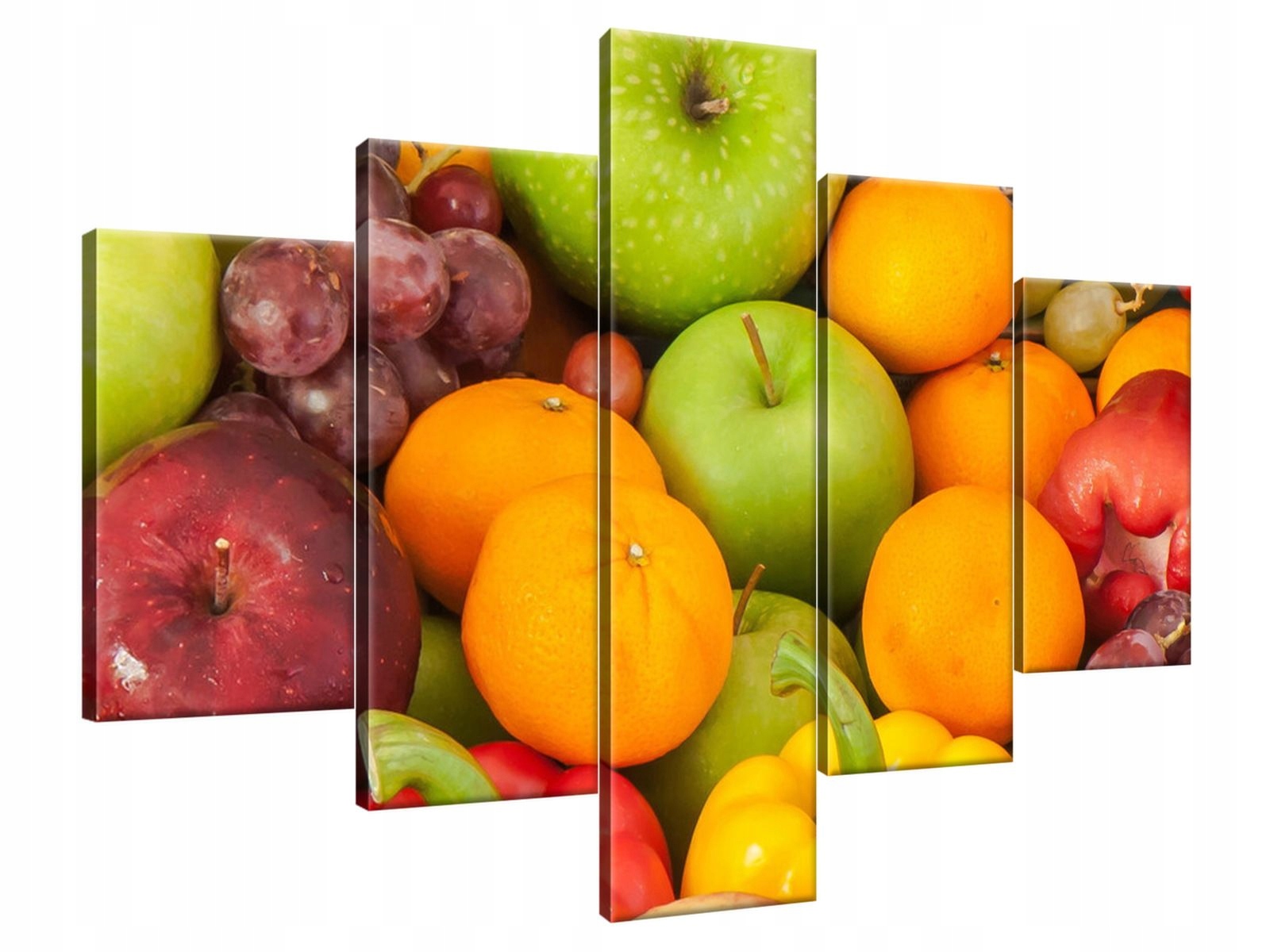 

Obraz Drukowany 100x70 Owoce i warzywa malowidło