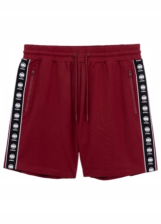 Dresové šortky Pitbull Tape Nugget burgundy M
