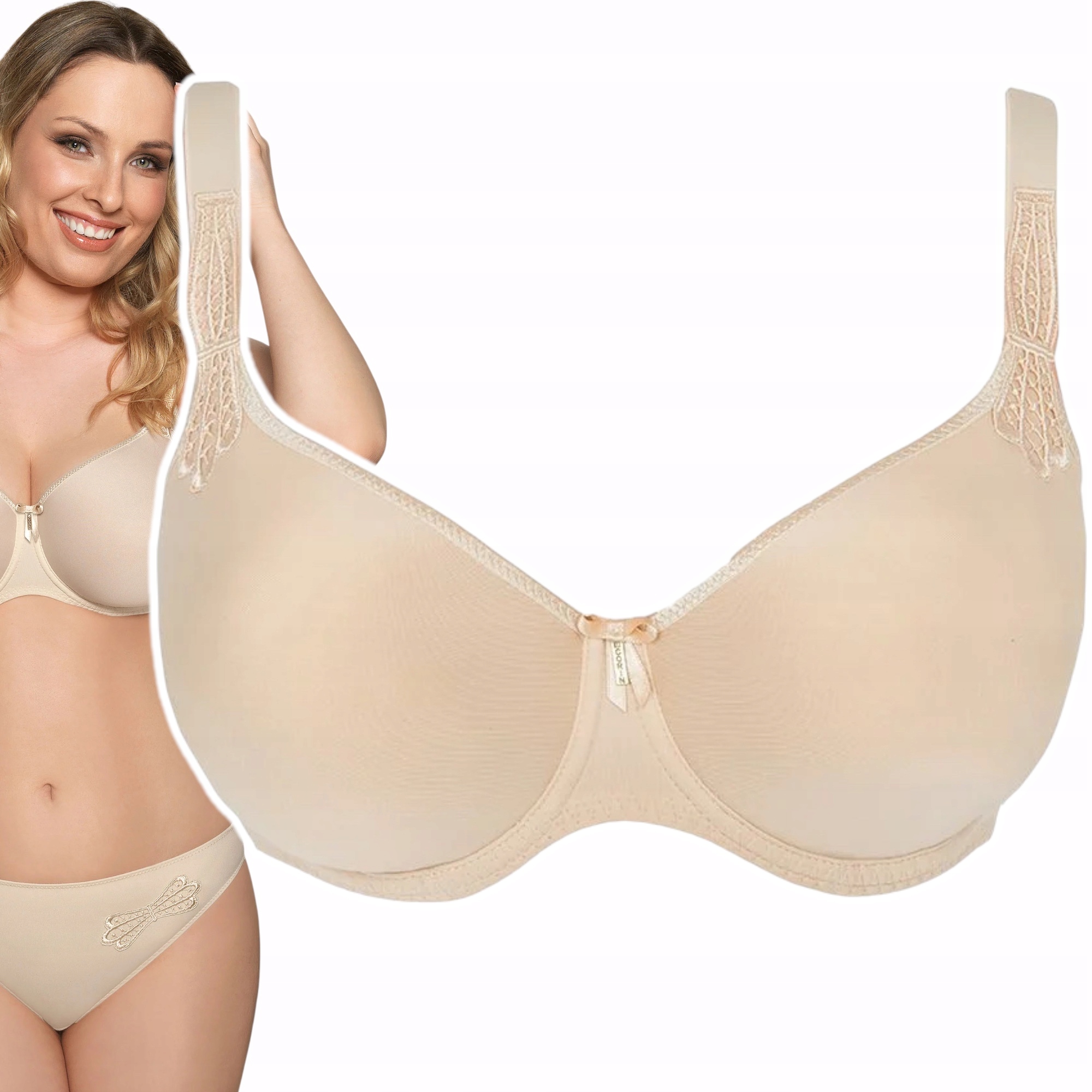 Podprsenka Corin Virginia 17871 Béžová D 95 Polovyztužená Podprsenka