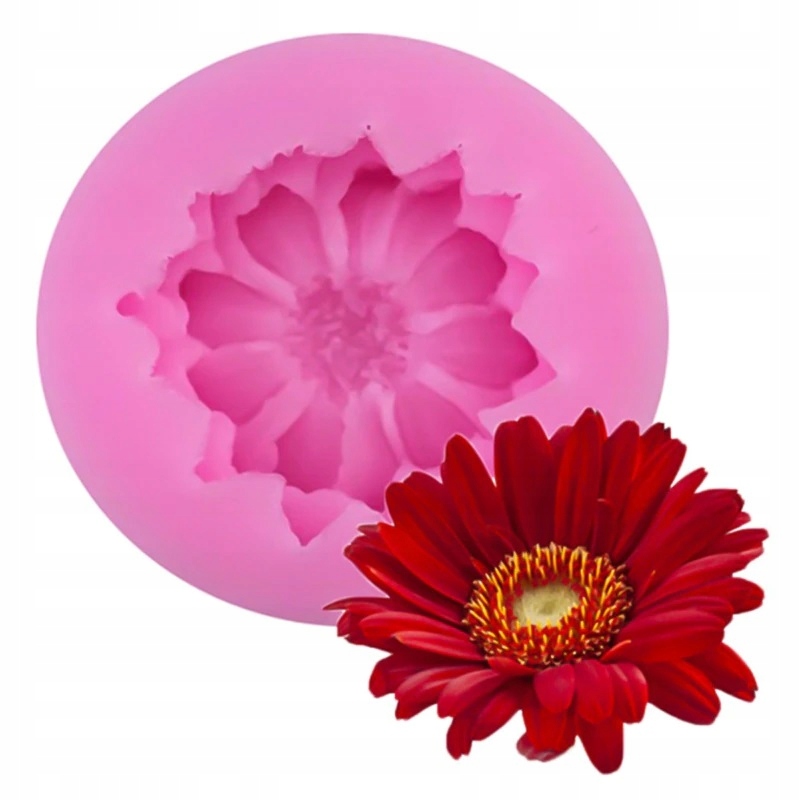 

Foremka Silikonowa 3D do odlewów gerbera,stokrotka