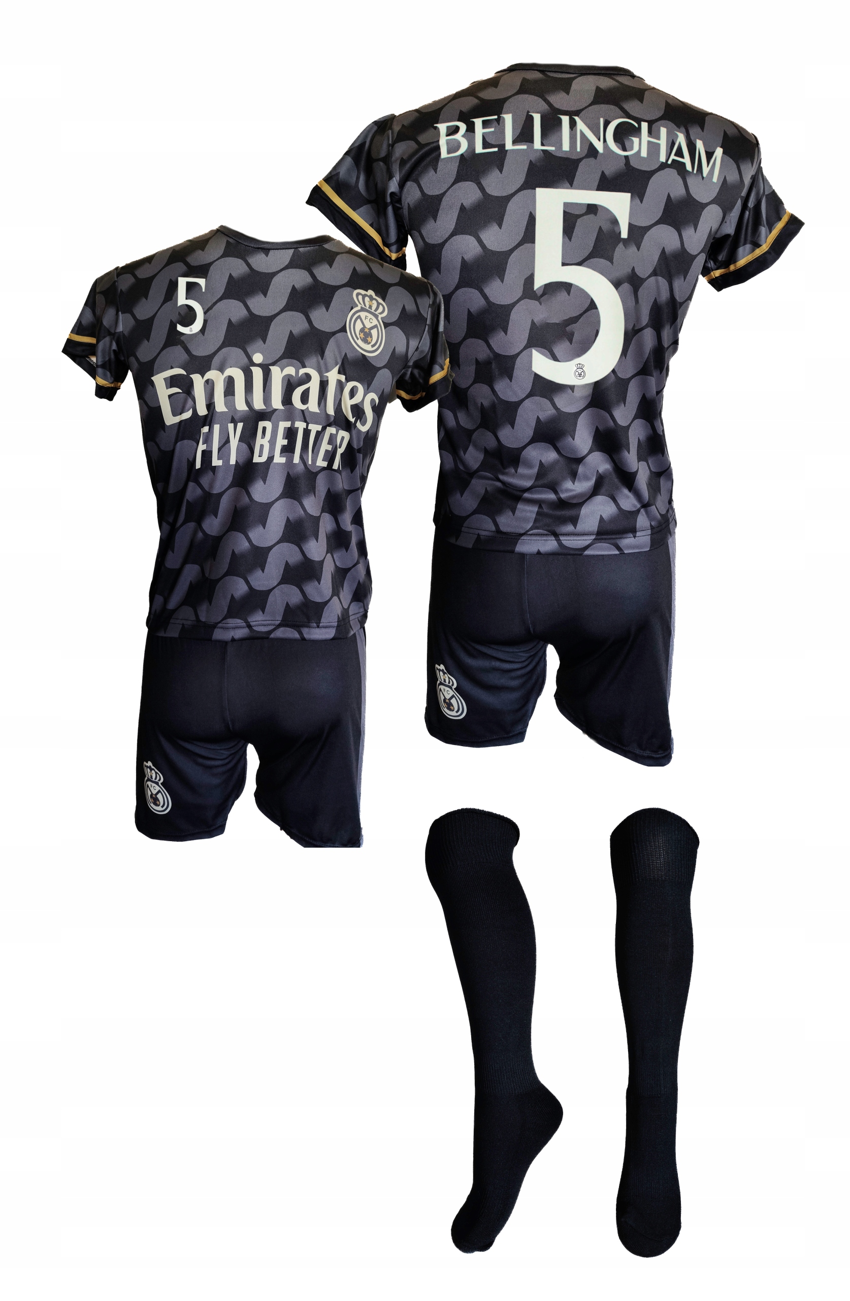 bellingham 134 koszulka spodenki getry stroj pilkarski sportowy trening