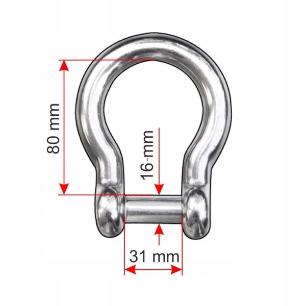SZEKLA 16mm OMEGA IMBUS NIEZACZEPKA NIERDZEWNA A4 Model 16mm