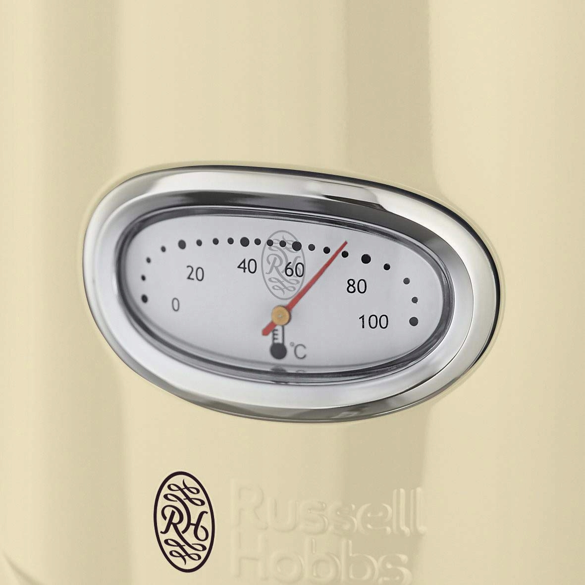 RUSSELL HOBBS Czajnik Elektryczny Retro 1,7L 2400W Kremowy Stal Nierdzewna — miniatura 2