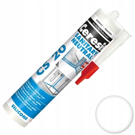 

Silikon neutralny Ceresit CS20 280ml Biały