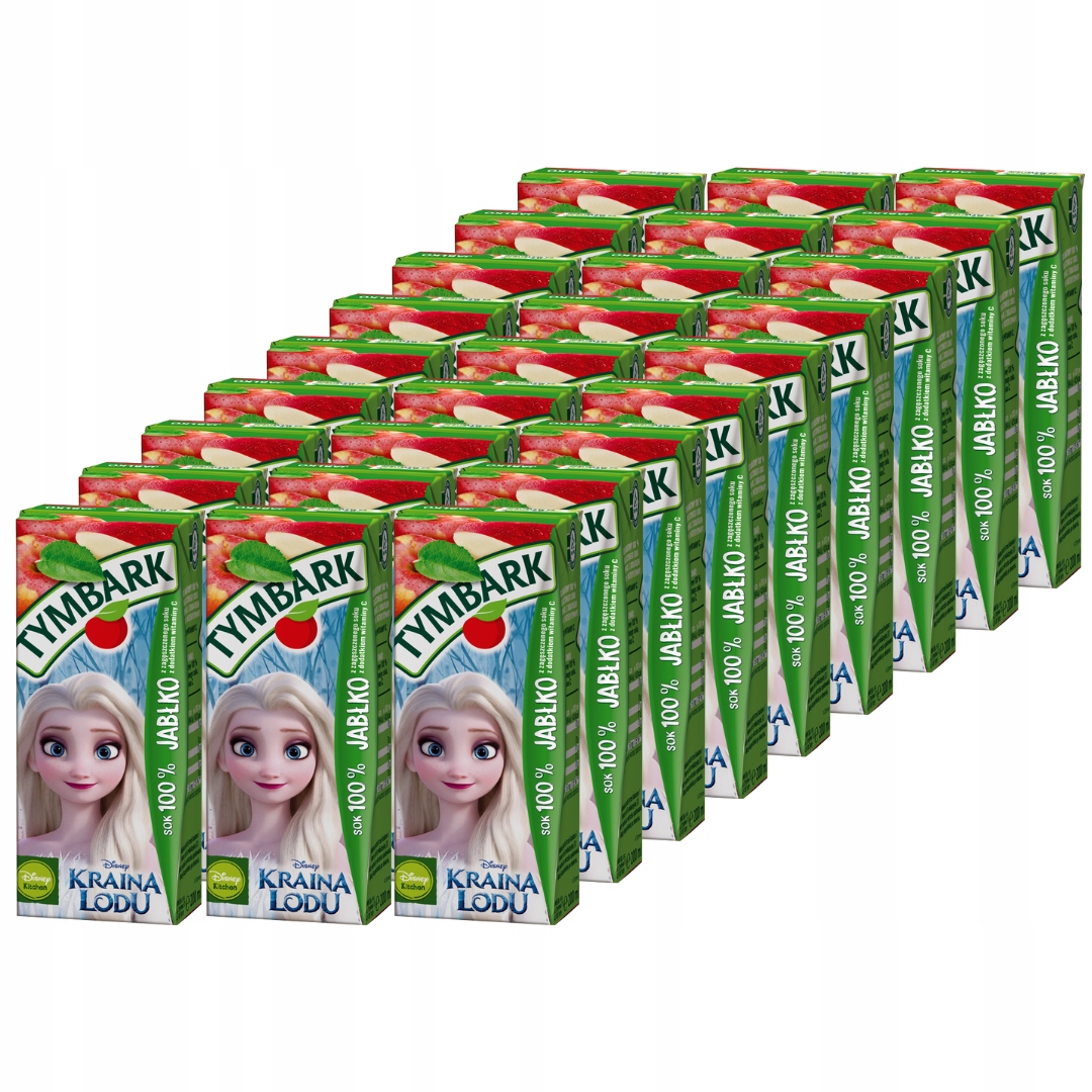 Levně Tymbark Šťáva 100% jablko 200 ml x 27 kusů