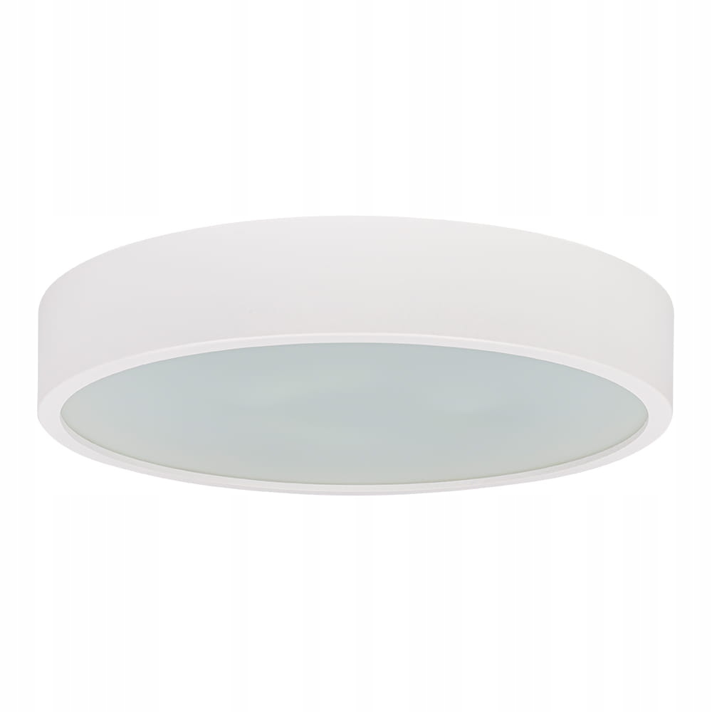 Katia 475 biały okrągły plafon drewniany 3x E27