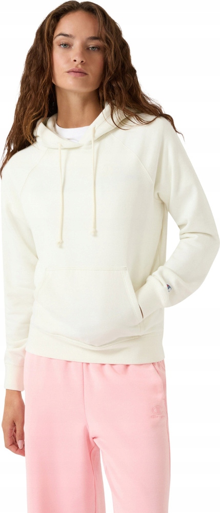 Mikina Champion Hooded Sweatshirt Krémová 118160 WW049 vel. XL