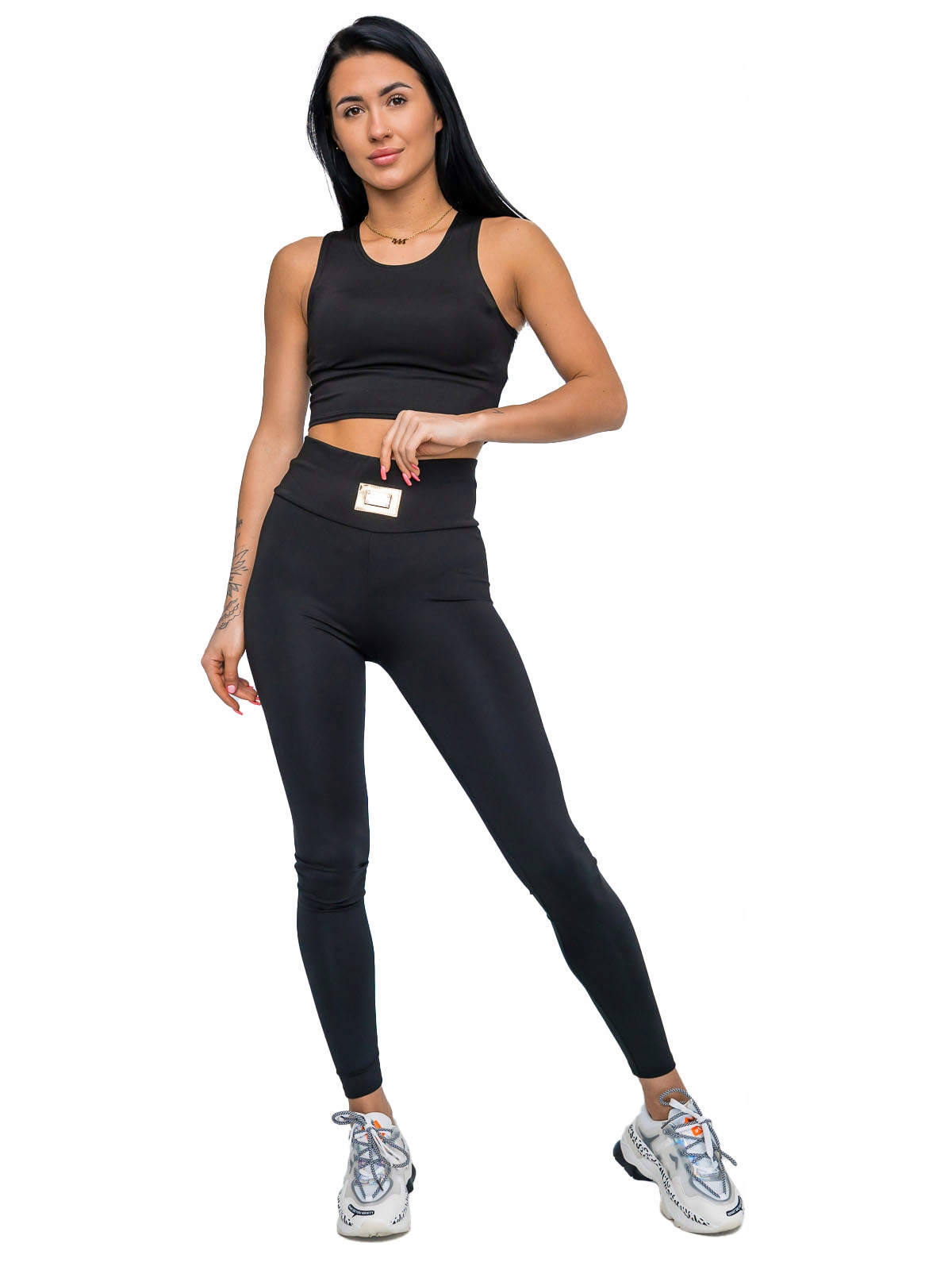 Teplákovka Dvoudílný Sportovní Teplákový Komplet Černý 022 Denley_l/xl