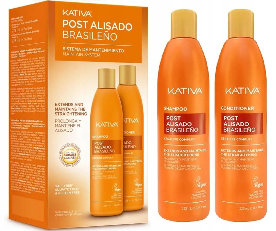 Zabieg do prostowania włosów Kativa Keratin Exp