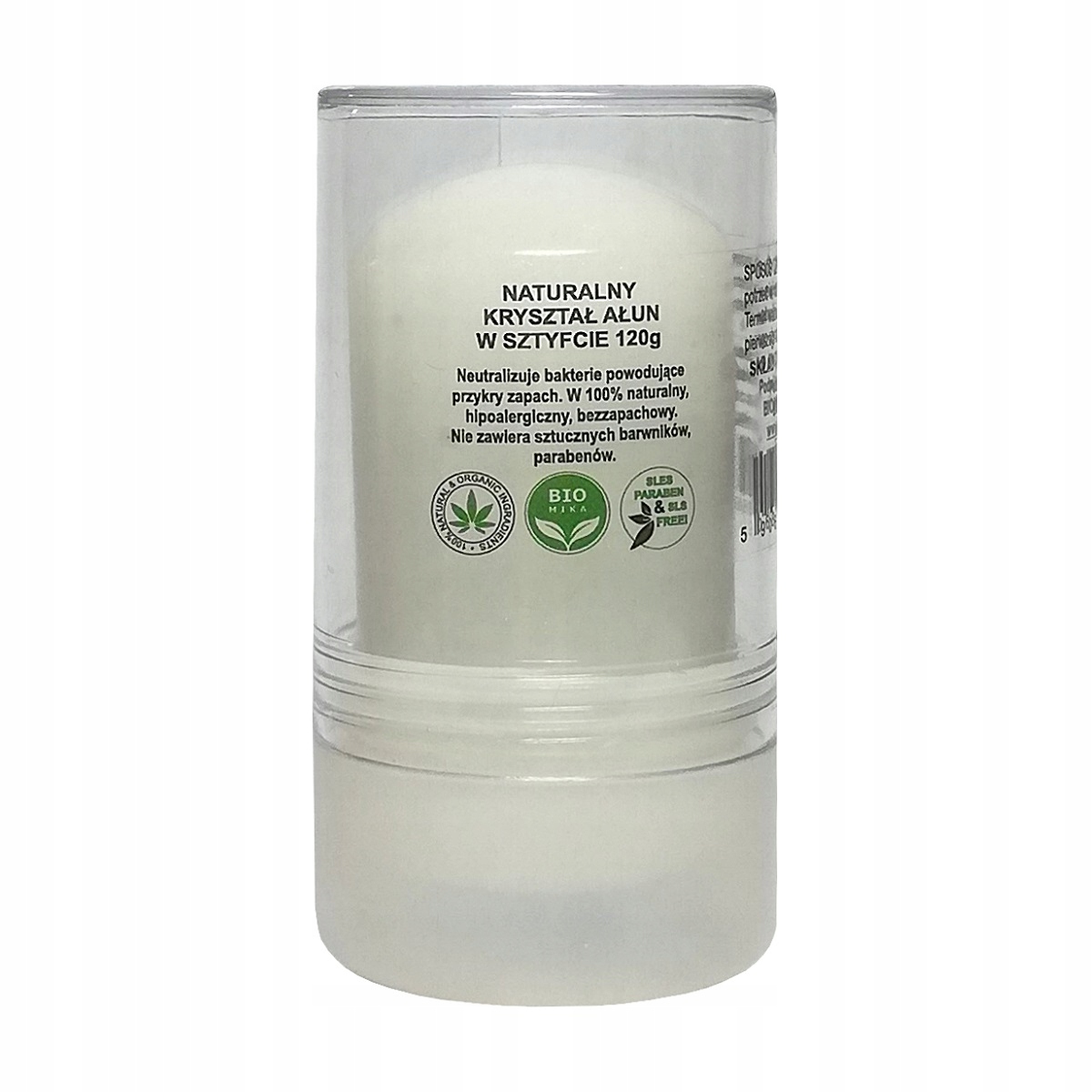 

Ałun Naturalny Kryształ Antyperspirant 120g