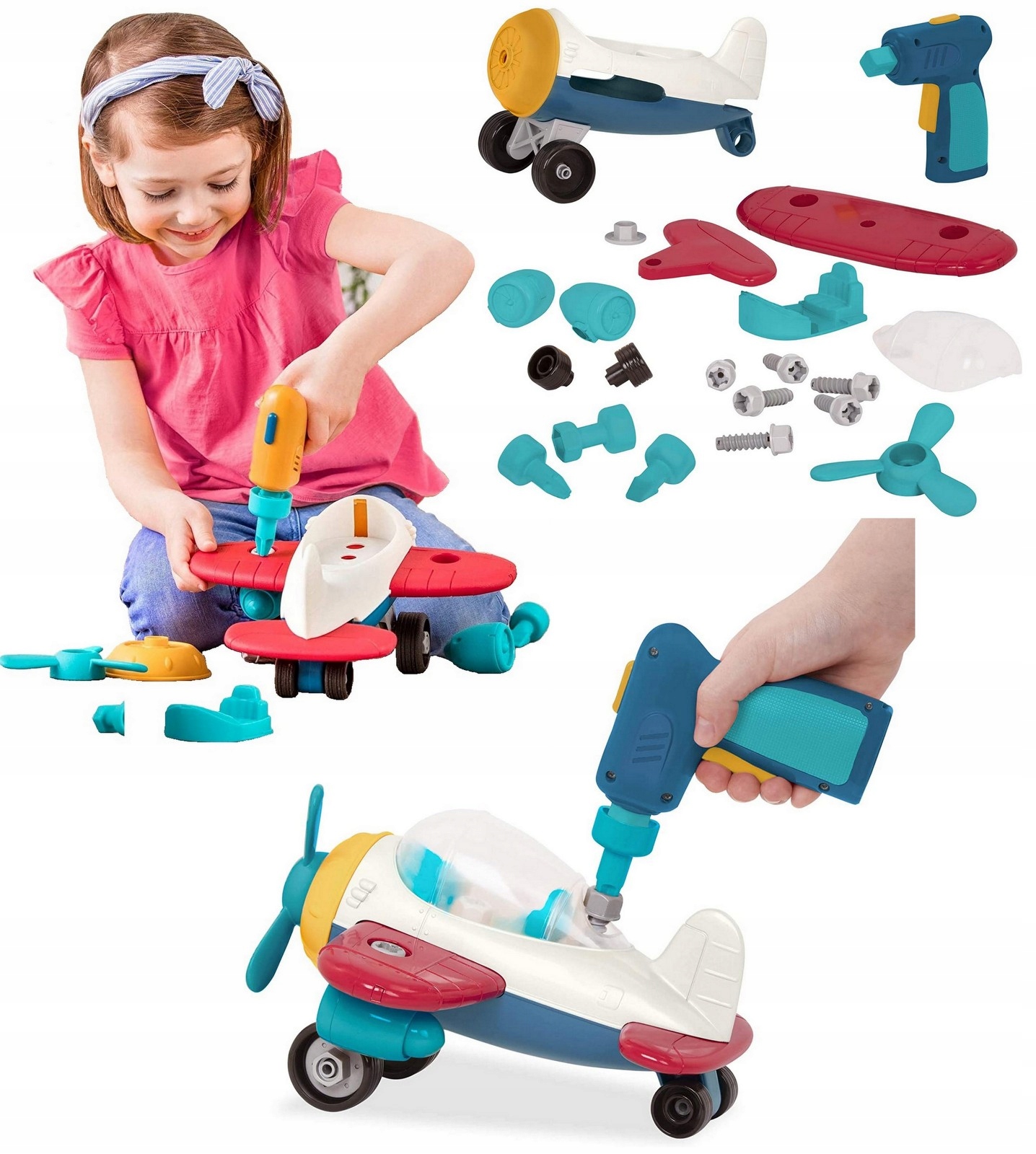 

B.Toys Samolot do samodzielnego skręcania