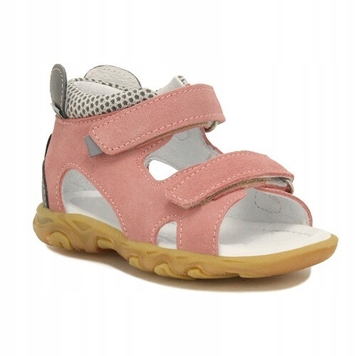 Sandały dziewczęce BARTEK na rzepy różowe r.26 Stan opakowania oryginalne