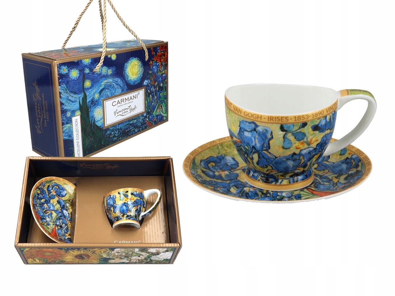 Šálka espressa Vanessa V. van Gogh, Irisy (carmani)