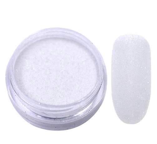 

Brokat Ozdoba Efekt do zdobień Paznokci Biały